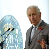 Prince Charles announces the inaugural Terra Carta seal recipients today in Glasgow.